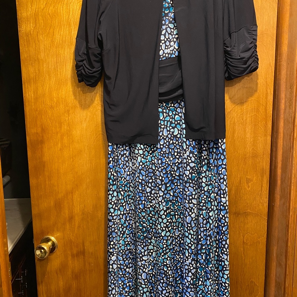 Sleeveless Dress with matching jacket